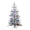 6ft. Pre-Lit Fresh Cut Fir Artificial Natural Christmas Tree, Color Changing LED Lights